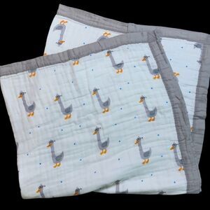 NEW Silly Goose Muslin Baby Blanket